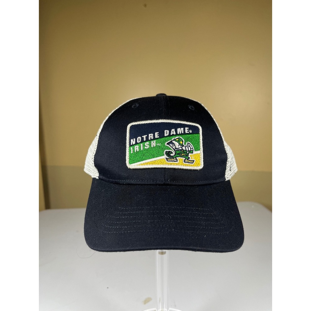 47 Brand Notre Dame Fighting Irish Youth Trucker Hat Navy White Snapback Cap